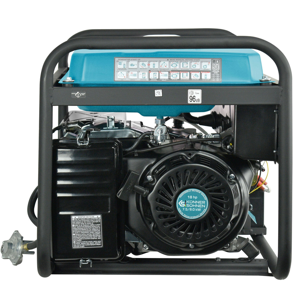 LPG/Benzin-Generator "Könner & Söhnen" KS 10000E G – Ansicht 16