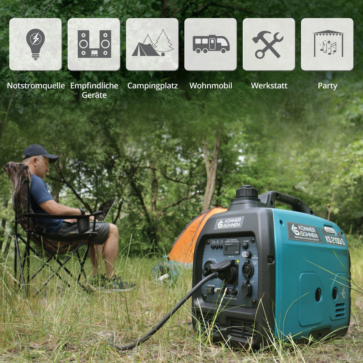 Inverter-Generator KS 2100i S – Ansicht 7