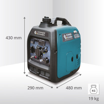 LPG/Benzin-Inverter-Generator KS 2100iG S – Ansicht 4