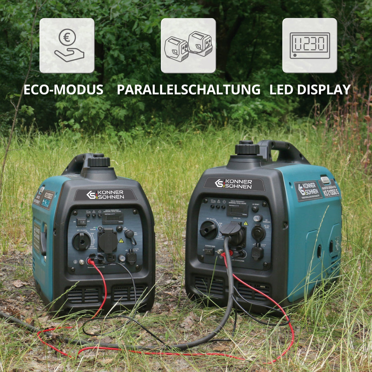 LPG/Benzin-Inverter-Generator KS 2100iG S – Ansicht 6