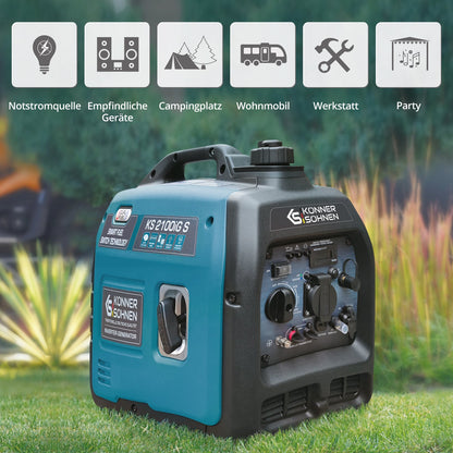 LPG/Benzin-Inverter-Generator KS 2100iG S – Ansicht 7