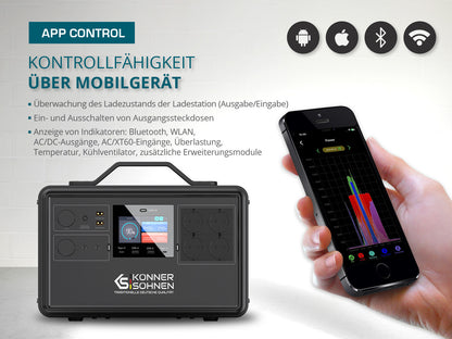 Tragbare Powerstation KS 2400PS – Ansicht 6