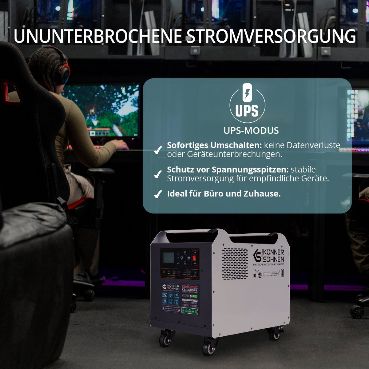Tragbare Powerstation KS 2500PS – Ansicht 8