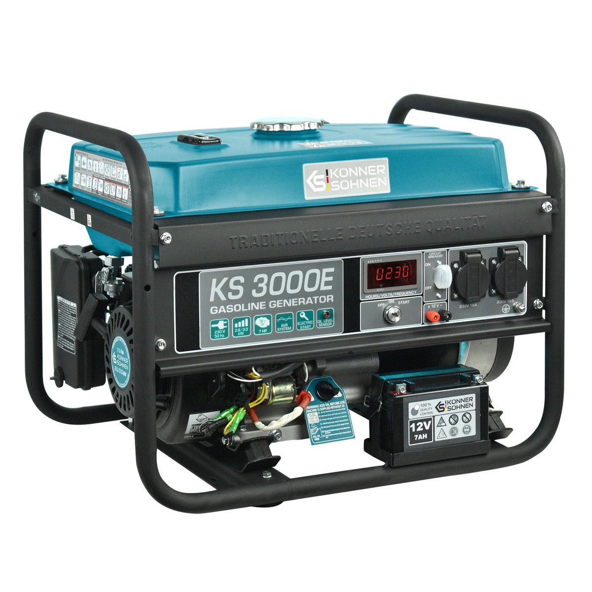 Benzin-Generator "Könner & Söhnen" KS 3000E – Ansicht 12