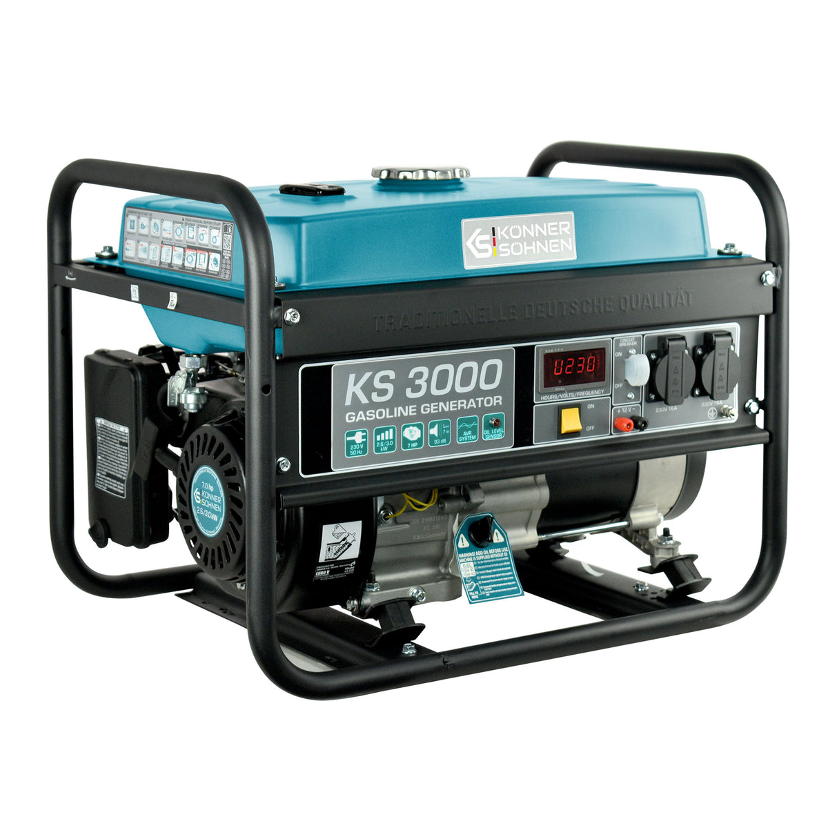 Benzin-Generator "Könner & Söhnen" KS 3000 – Ansicht 12