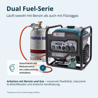 Dual Fuel-Inverter-Generator KS 4500iG – Ansicht 4