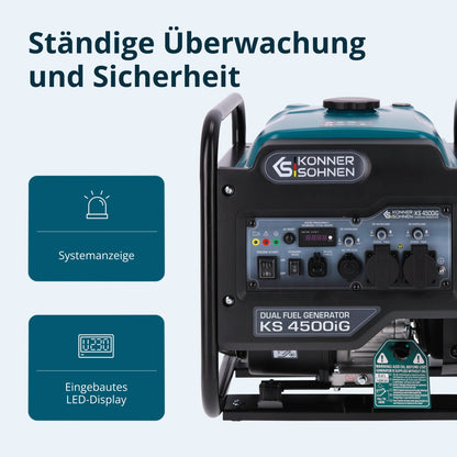 Dual Fuel-Inverter-Generator KS 4500iG – Ansicht 6
