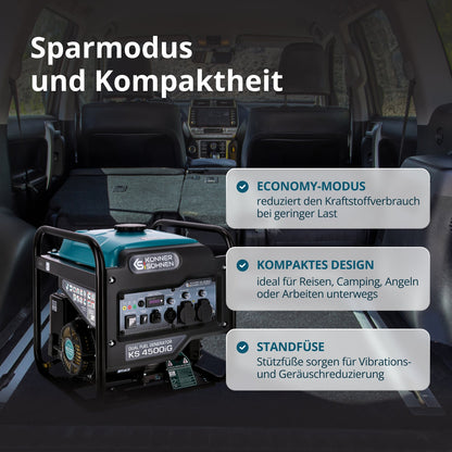 Dual Fuel-Inverter-Generator KS 4500iG – Ansicht 7