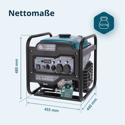Dual Fuel-Inverter-Generator KS 4500iG – Ansicht 9
