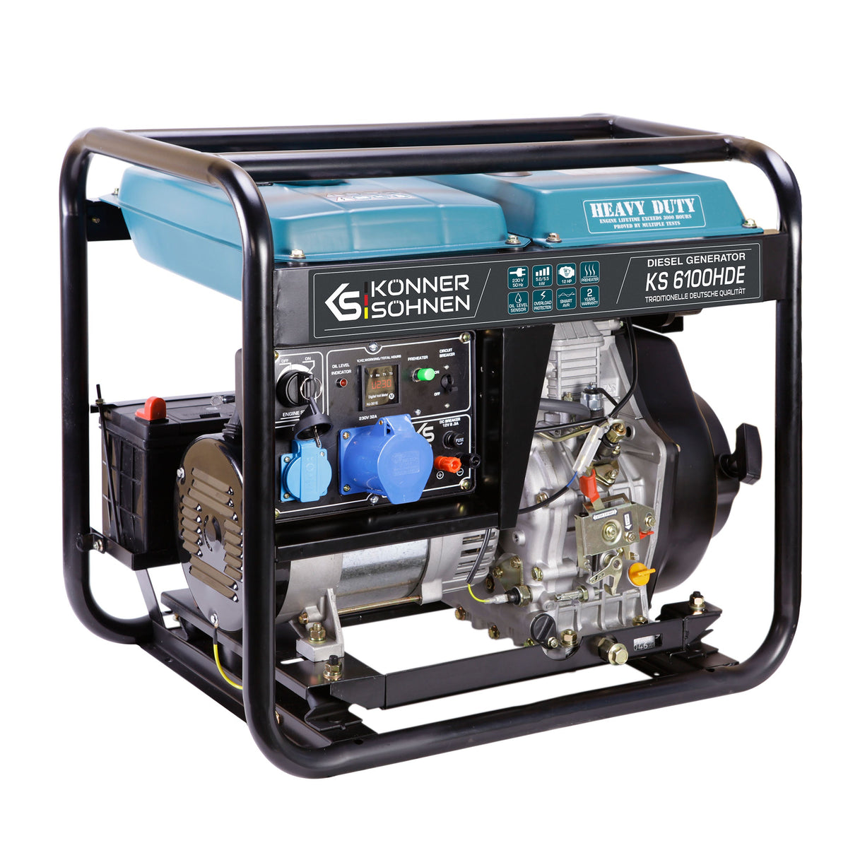 Diesel-Generator "Könner & Söhnen" KS 6100HDE (EURO V) – Ansicht 2