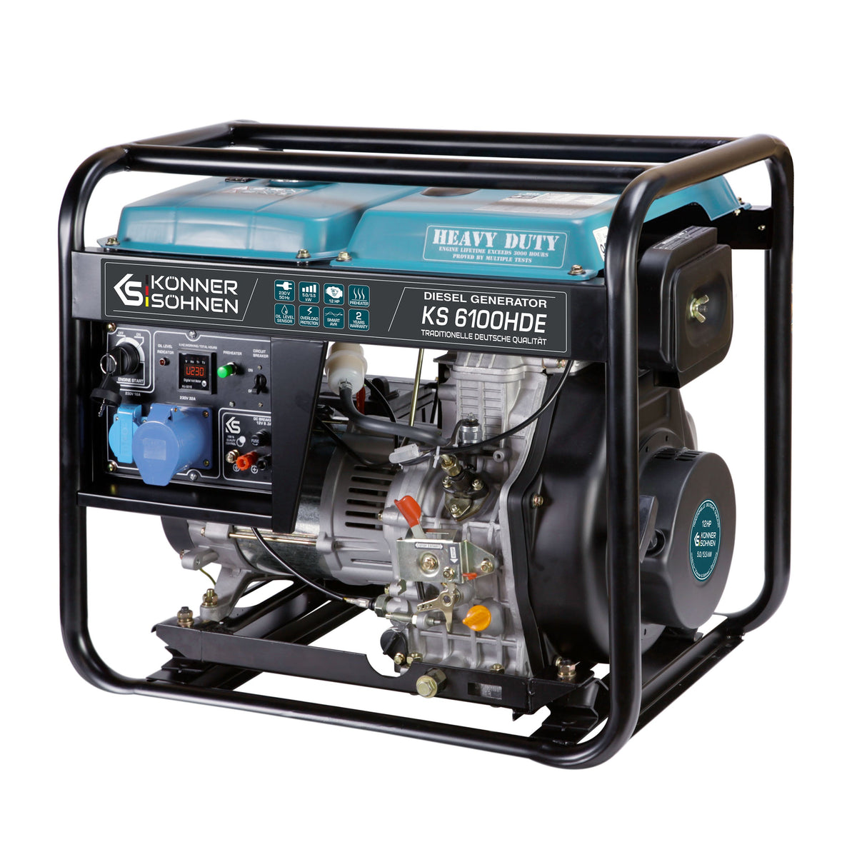 Diesel-Generator "Könner & Söhnen" KS 6100HDE (EURO V) – Ansicht 3