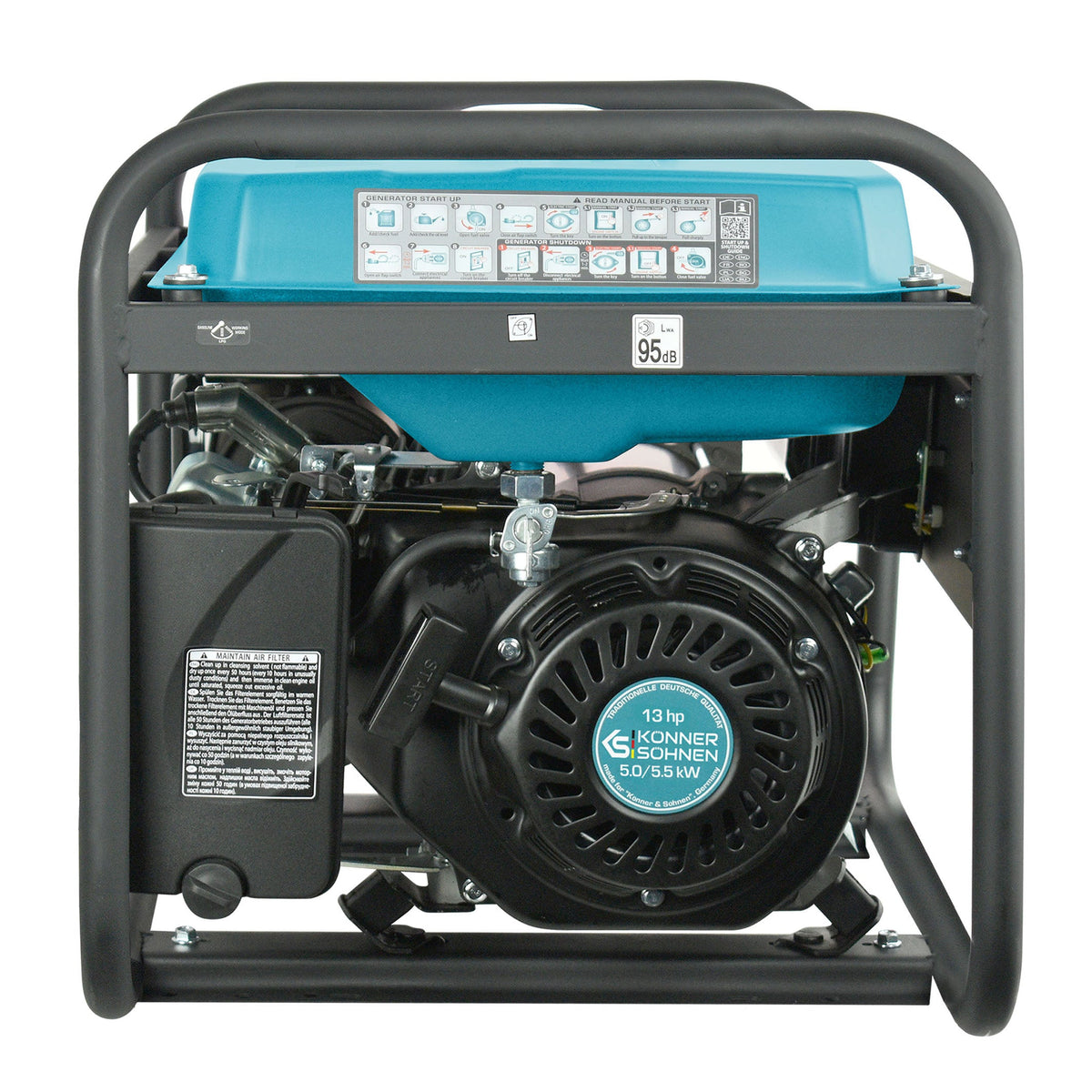 Benzin-Generator "Könner & Söhnen" KS 7000E-3 – Ansicht 4