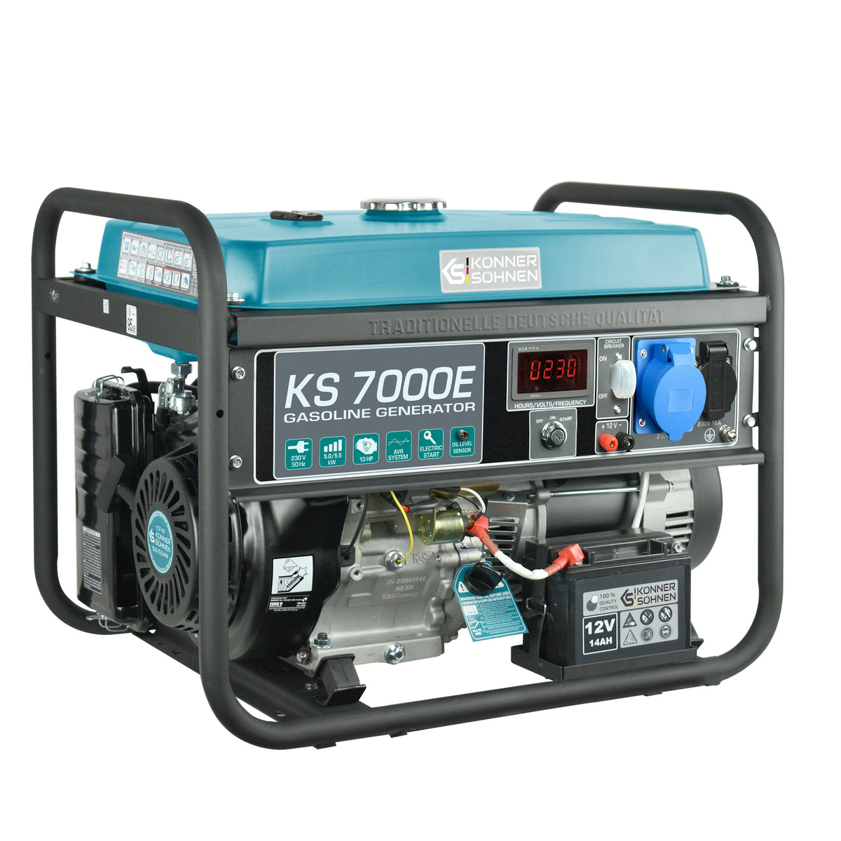 Benzin-Generator "Könner & Söhnen" KS 7000E – Ansicht 11