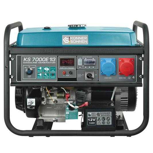 Benzin-Generator "Könner & Söhnen" KS 7000E 1/3 – KS 7000E 1/3