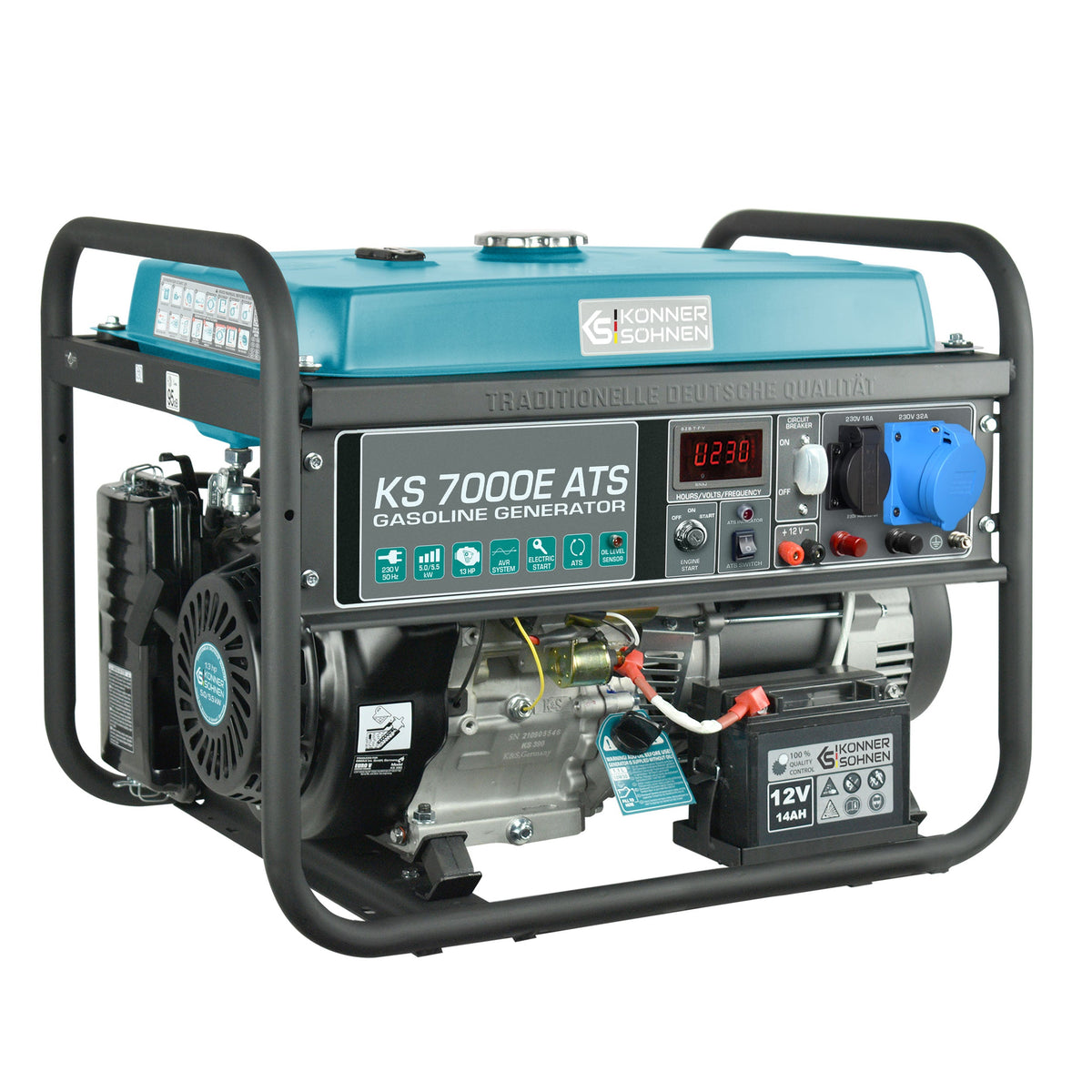 Benzin-Generator "Könner & Söhnen" KS 7000E ATS – Ansicht 12