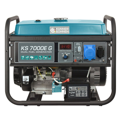 LPG/Benzin-Generator "Könner & Söhnen" KS 7000E G – Ansicht 12
