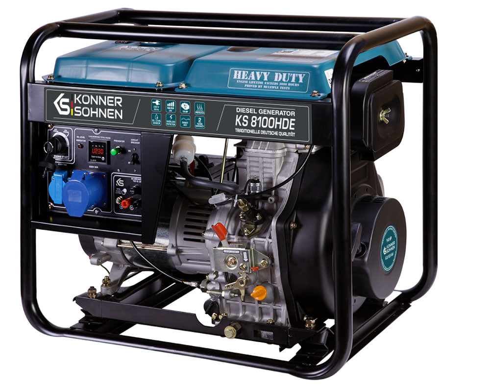 Diesel-Generator "Könner & Söhnen" KS 8100HDE (EURO V) – Ansicht 3