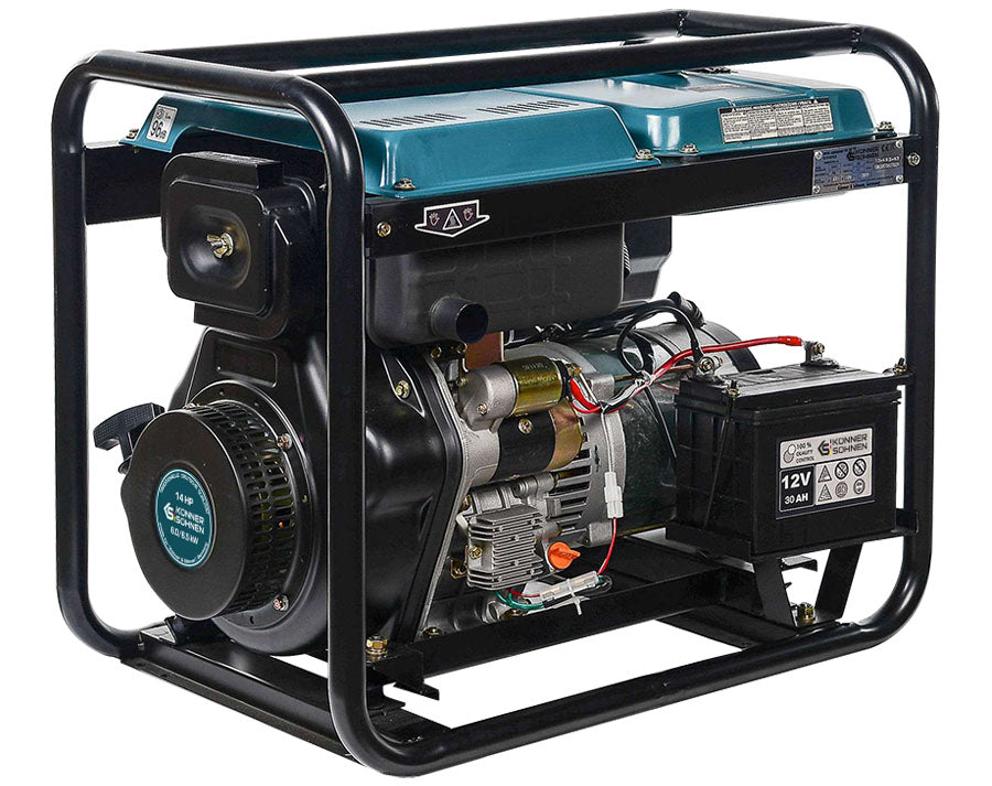 Diesel-Generator "Könner & Söhnen" KS 8100HDE (EURO V) – Ansicht 5