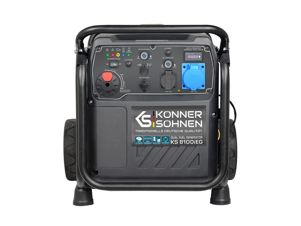 LPG/Benzin-Inverter-Generator KS 8100iEG – Ansicht 12