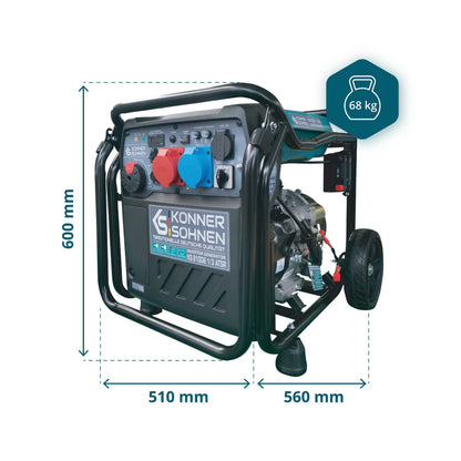 Inverter-Stromerzeuger KS 8100iE 1/3 ATSR – Ansicht 6