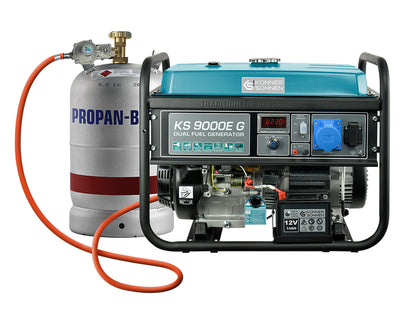 LPG/Benzin-Generator "Könner & Söhnen" KS 9000E G – KS 9000E G