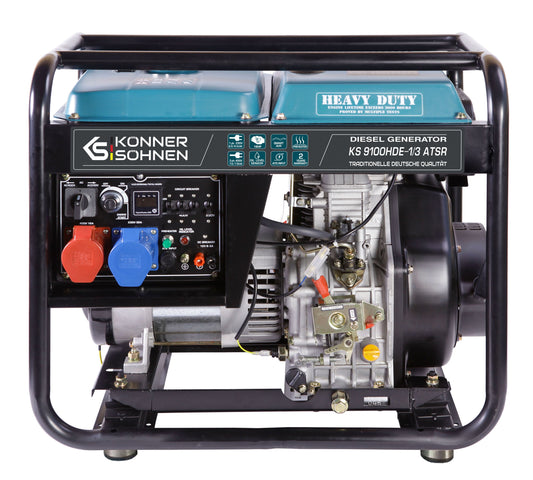Diesel-Generator "Könner & Söhnen" KS 9100HDE-1/3 ATSR (EURO V) – KS 9100HDE-1/3 ATSR