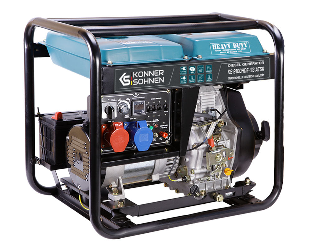 Diesel-Generator "Könner & Söhnen" KS 9100HDE-1/3 ATSR (EURO V) – Ansicht 2