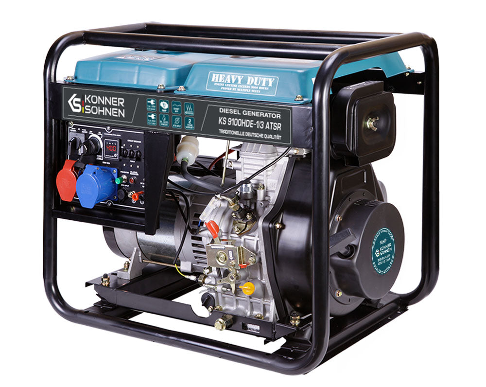 Diesel-Generator "Könner & Söhnen" KS 9100HDE-1/3 ATSR (EURO V) – Ansicht 3