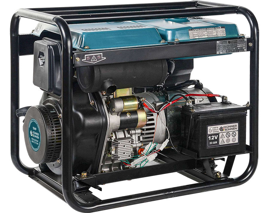 Diesel-Generator "Könner & Söhnen" KS 9100HDE-1/3 ATSR (EURO V) – Ansicht 5