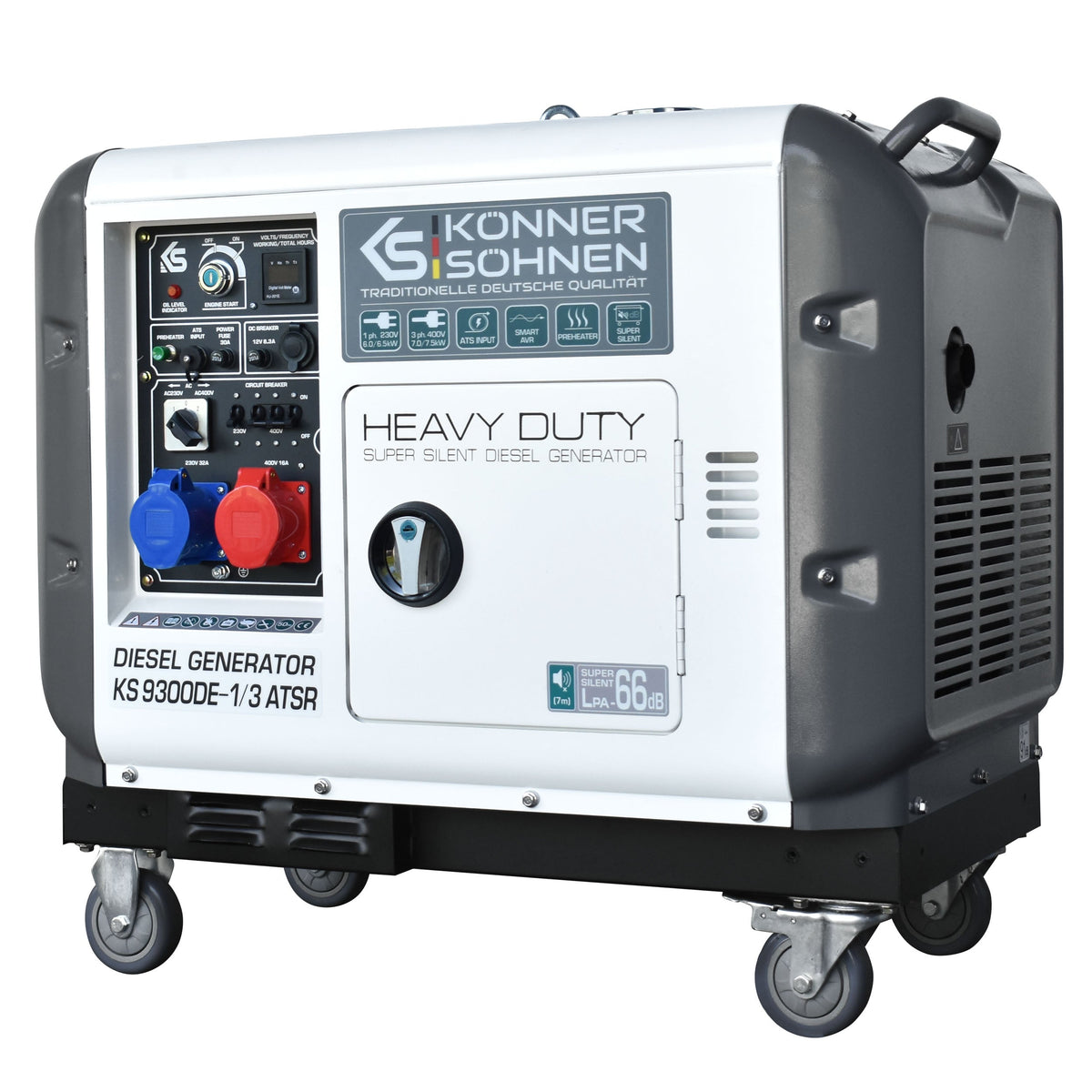 Diesel-Generator "Könner & Söhnen" KS 9300DE-1/3 ATSR (EURO V) – Ansicht 2