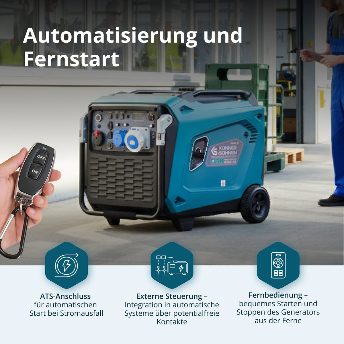 Invertergenerator KS 9500iE S ATSR – Ansicht 6