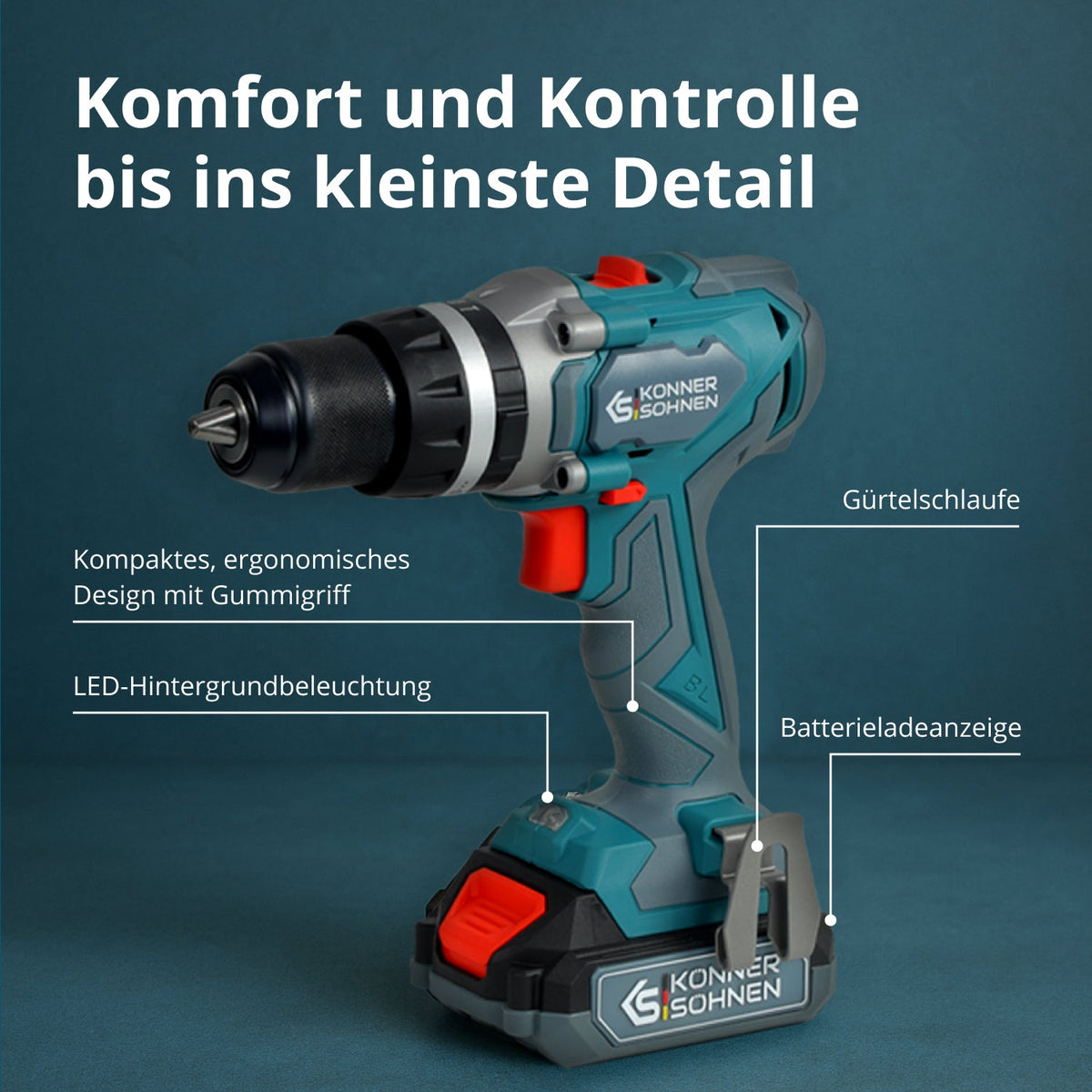 Kabelloses Master-Set 2in1 KS IDISD 20V SET 2 PLUS – Ansicht 7