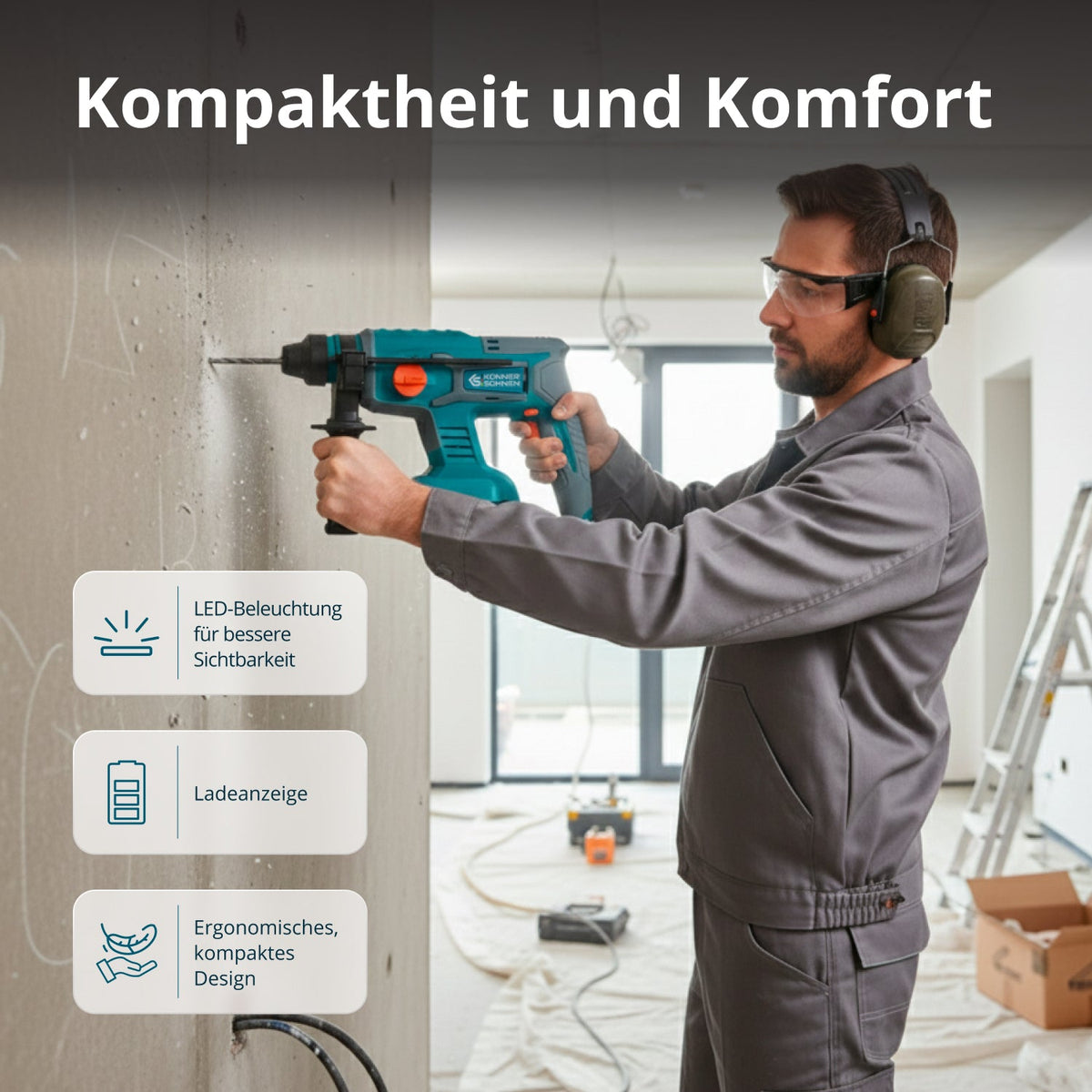 Drahtloses Meister-Set 3-in-1 KS RHAGD 20V SET 3 – Ansicht 6