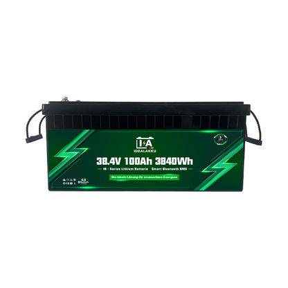 Idealakku IB-36-100 LiFePO4 Batterie 38.4 V 100 Ah mit Bluetooth & Smart BMS