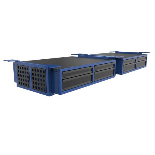Schubladensatz für Schweißtisch 3000×1480 mm Seria PLUS INOX (12mm)