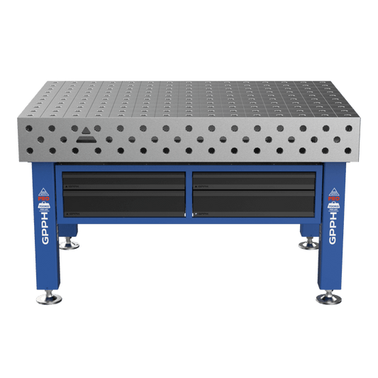 Schubladensatz für Schweißtisch 1500×1480 mm Seria PLUS INOX (12mm)