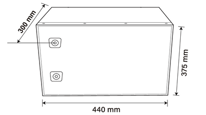 Idealakku IB-12-620 LiFePO4 Batterie 12.8 V 620 Ah mit Bluetooth & Smart BMS