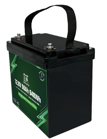 Idealakku IB-12-50 LiFePO4 Batterie 12.8 V 50 Ah mit Bluetooth & Smart BMS