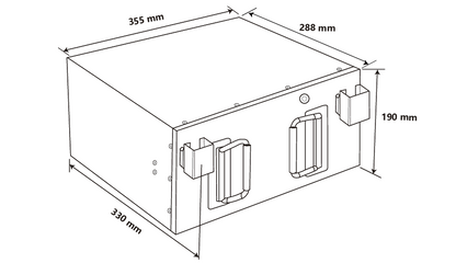Idealakku IA-12-310H LiFePO4 Batterie 12.8 V 310 Ah mit Bluetooth & Smart BMS mit Heizung