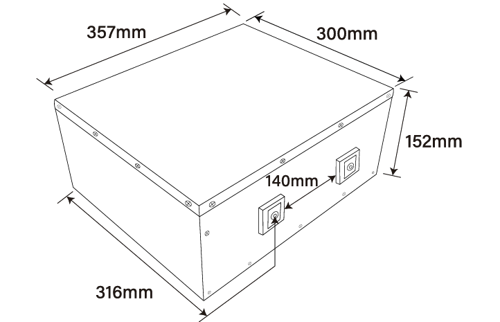 Idealakku IA-12-200H LiFePO4 Batterie 12.8 V 200 Ah mit Bluetooth & Smart BMS mit Heizung