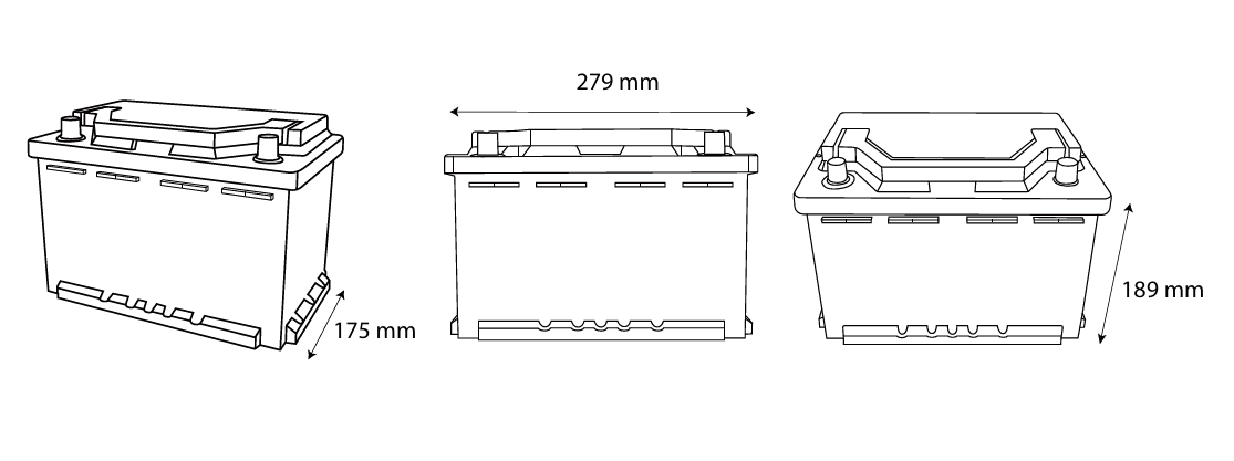 Idealakku IA-12-100-MINI LiFePO4 Batterie 12.8 V 100 Ah mit Bluetooth & Smart BMS