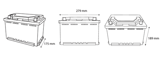 Idealakku IA-12-100-MINI LiFePO4 Batterie 12.8 V 100 Ah mit Bluetooth & Smart BMS