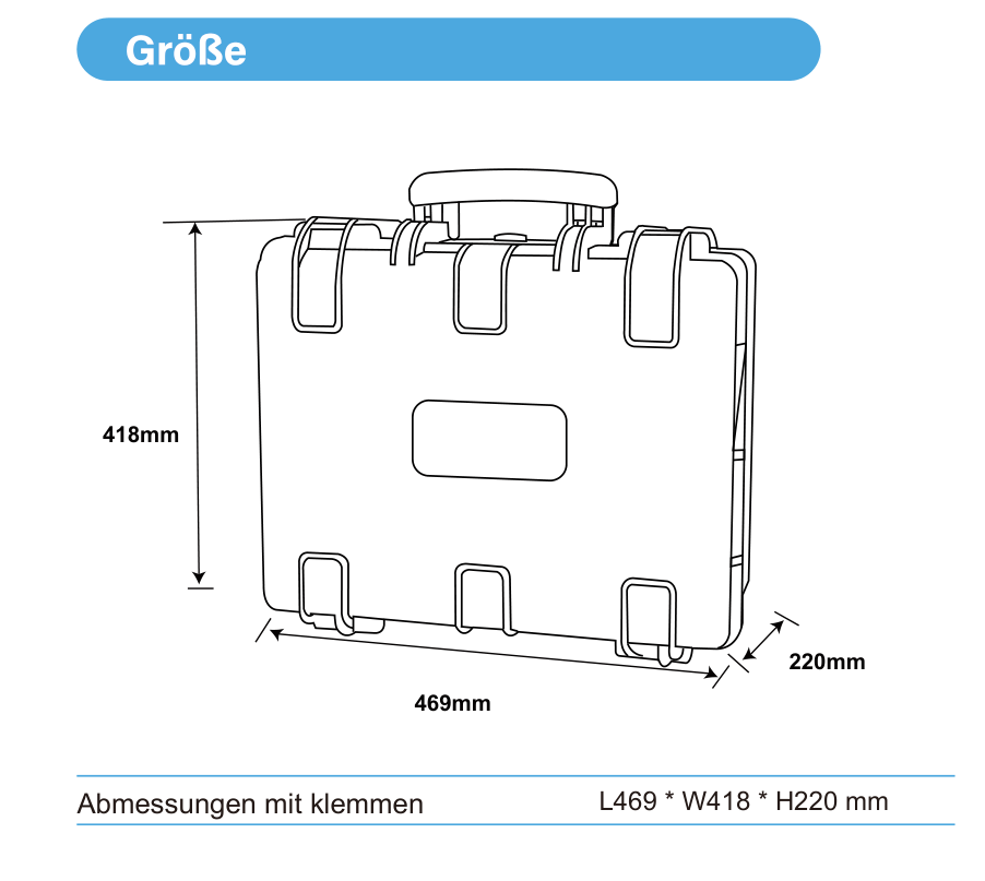 ULTIMATRON ULP-36-100 wasserdichte tragbare LiFePO4 Batterie 38,4 V 100 Ah mit Bluetooth, Smart BMS & LCD-Display