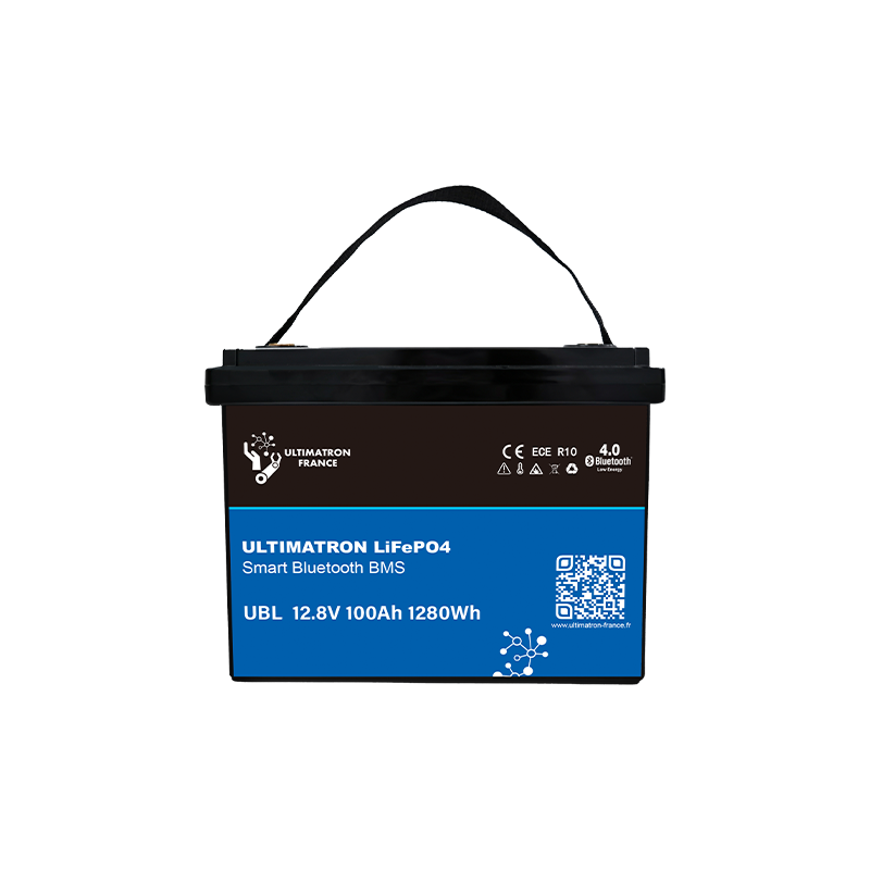 ULTIMATRON UBL-12-100-PRO LiFePO4 Batterie 12,8 V 100 Ah mit Bluetooth & Smart BMS