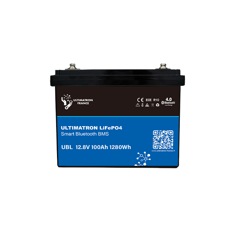 ULTIMATRON UBL-12-100-PRO LiFePO4 Batterie 12,8 V 100 Ah mit Bluetooth & Smart BMS