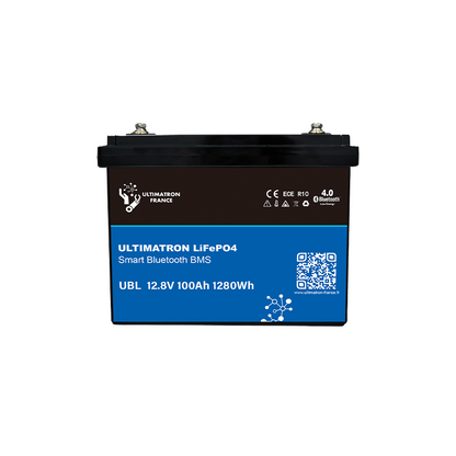 ULTIMATRON UBL-12-100-PRO LiFePO4 Batterie 12,8 V 100 Ah mit Bluetooth & Smart BMS