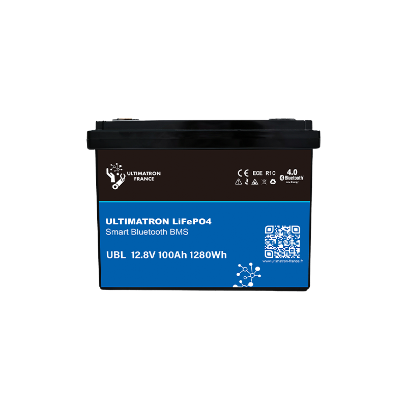 ULTIMATRON UBL-12-100-PRO LiFePO4 Batterie 12,8 V 100 Ah mit Bluetooth & Smart BMS