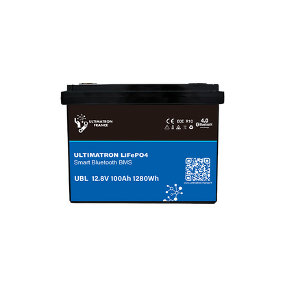 ULTIMATRON UBL-12-100-PRO LiFePO4 Batterie 12,8 V 100 Ah mit Bluetooth & Smart BMS