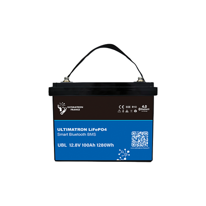 ULTIMATRON UBL-12-100-PRO LiFePO4 Batterie 12,8 V 100 Ah mit Bluetooth & Smart BMS