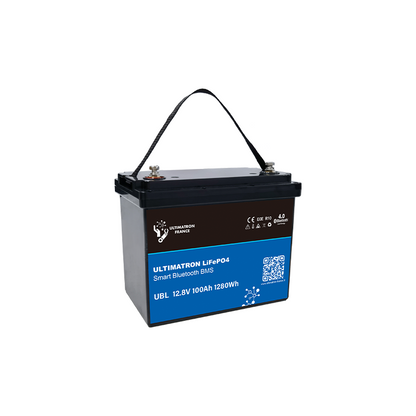 ULTIMATRON UBL-12-100-PRO LiFePO4 Batterie 12,8 V 100 Ah mit Bluetooth & Smart BMS